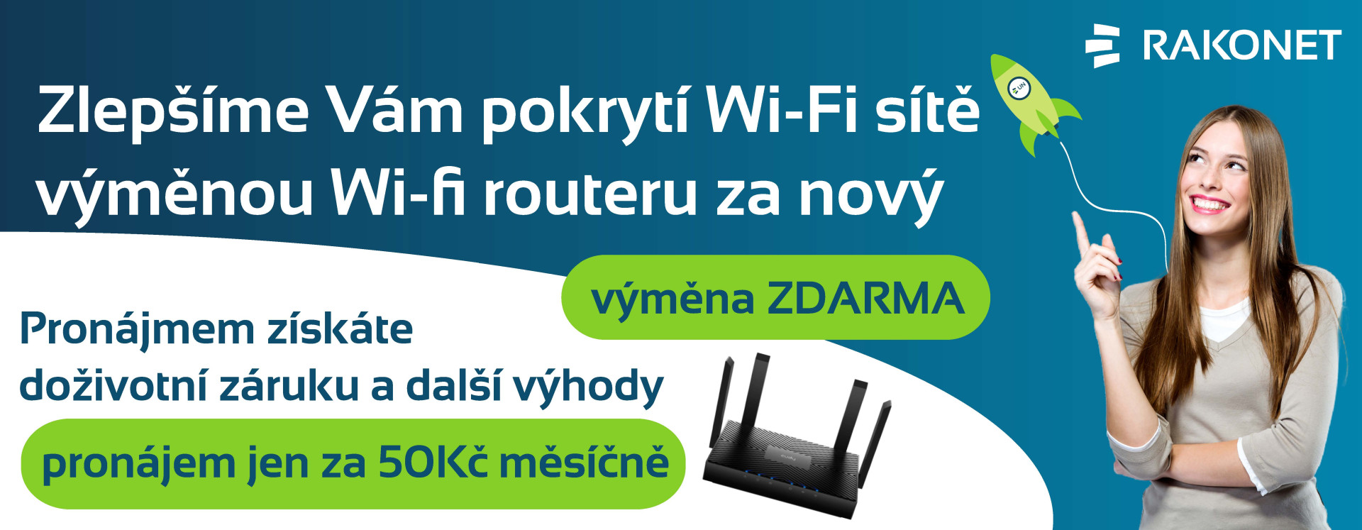 pronájem Wi-Fi (RAKONET) na FB